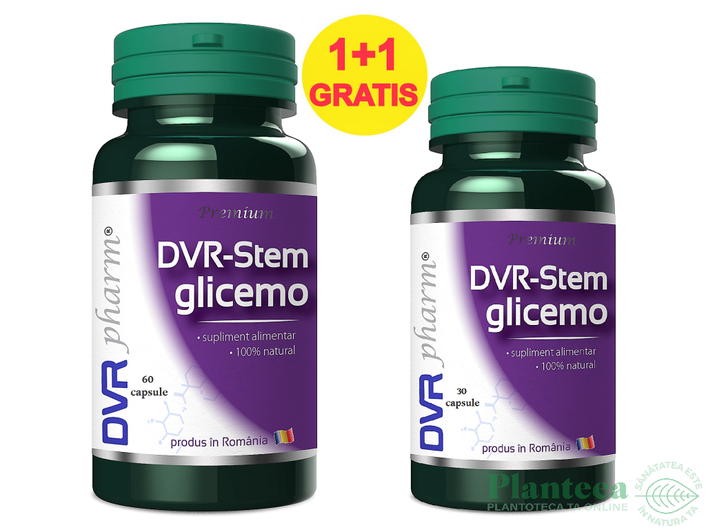 Pachet Stem Glicemo 60+30cps - DVR PHARM