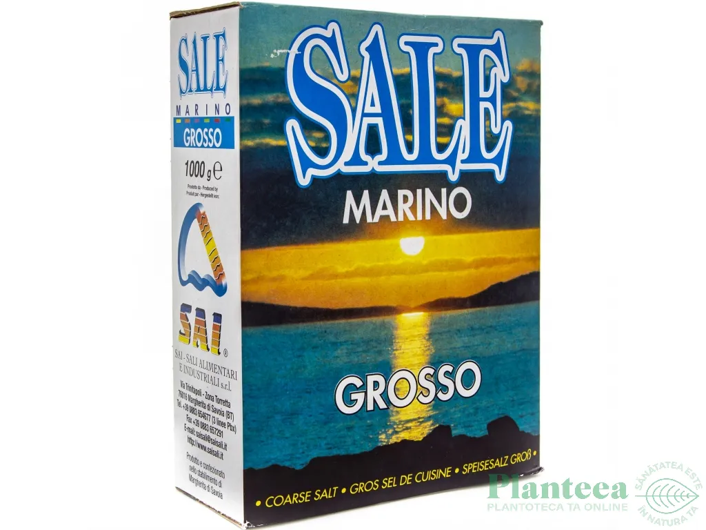 Sare mare grunjoasa italiana 1kg - CIS