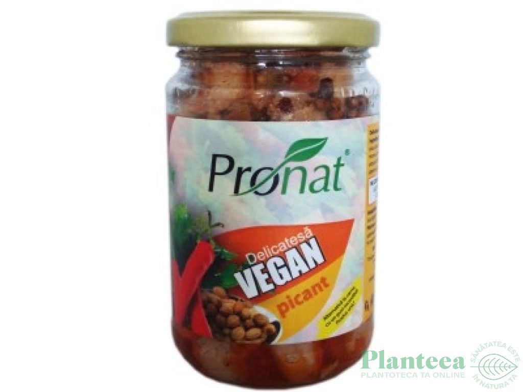 Delicatesa vegana soia picant 275g - PRONAT