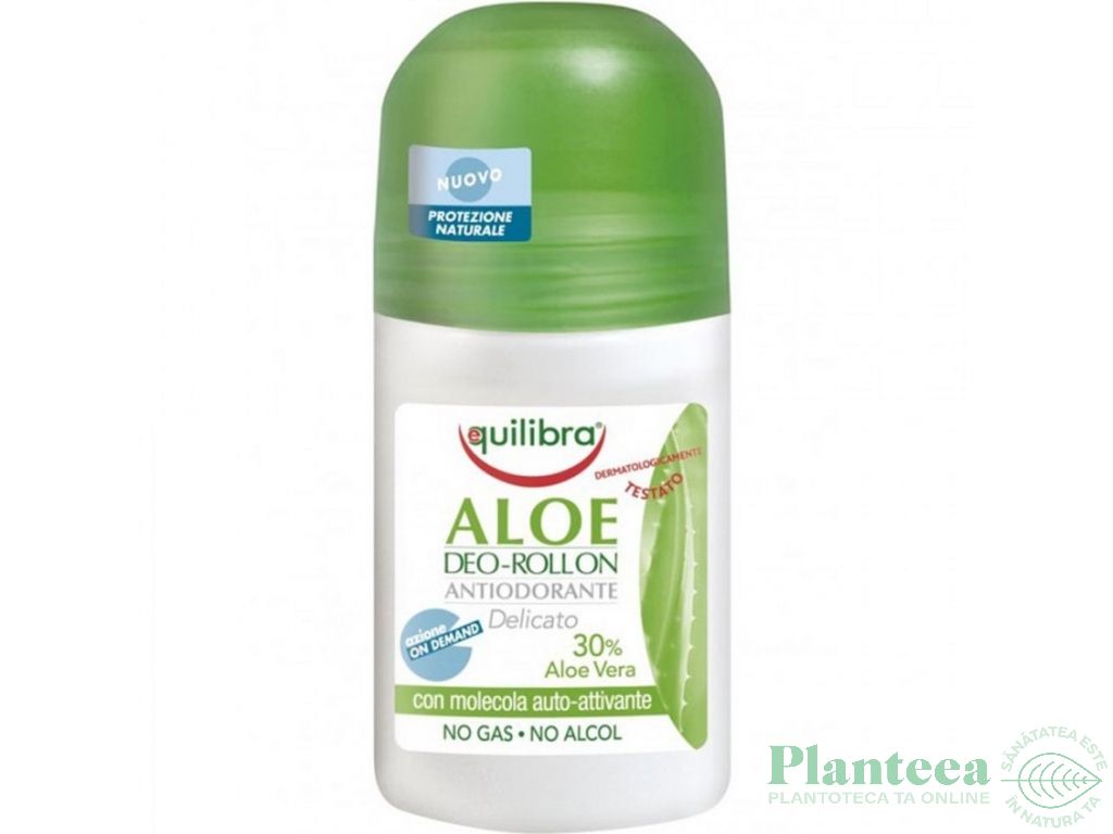 Deodorant roll on delicat aloe 50ml - EQUILIBRA
