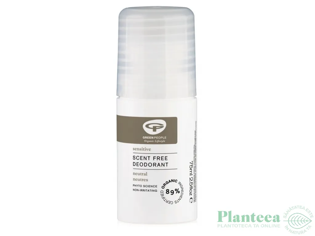 Deodorant roll on fara miros 75ml - GREEN PEOPLE
