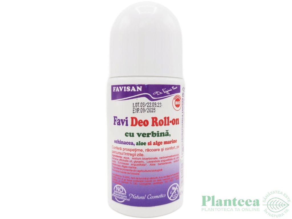 Deodorant roll on verbina 50ml - FAVISAN