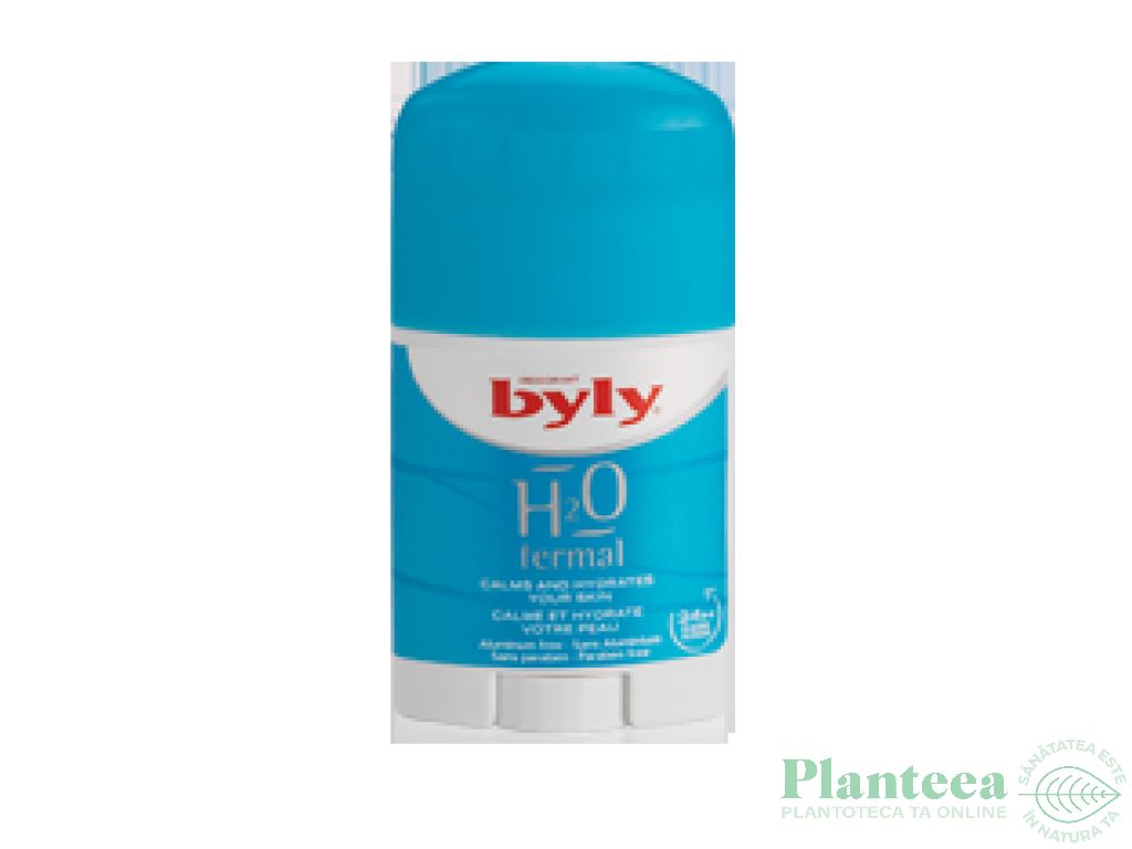 Deo stick H2O fara aluminiu 50ml - BYLY