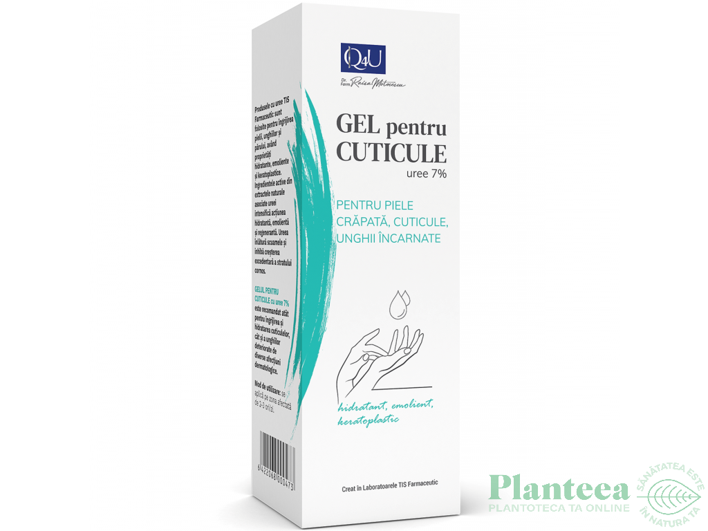 Gel uree cuticule Q4U 20ml - TIS