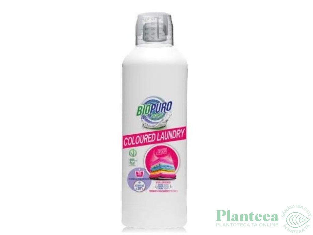 Detergent lichid rufe color {a/m} 1L - BIOPURO