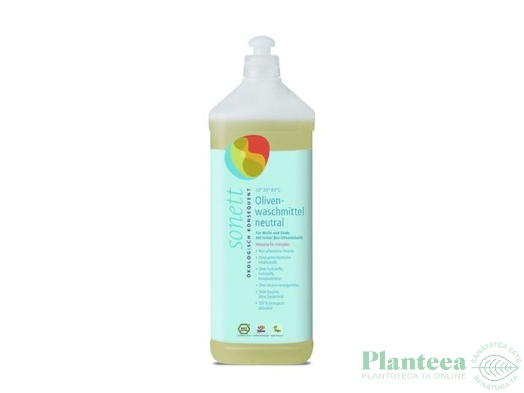Detergent lichid rufe delicate lana matase sensitive 1L - SONETT