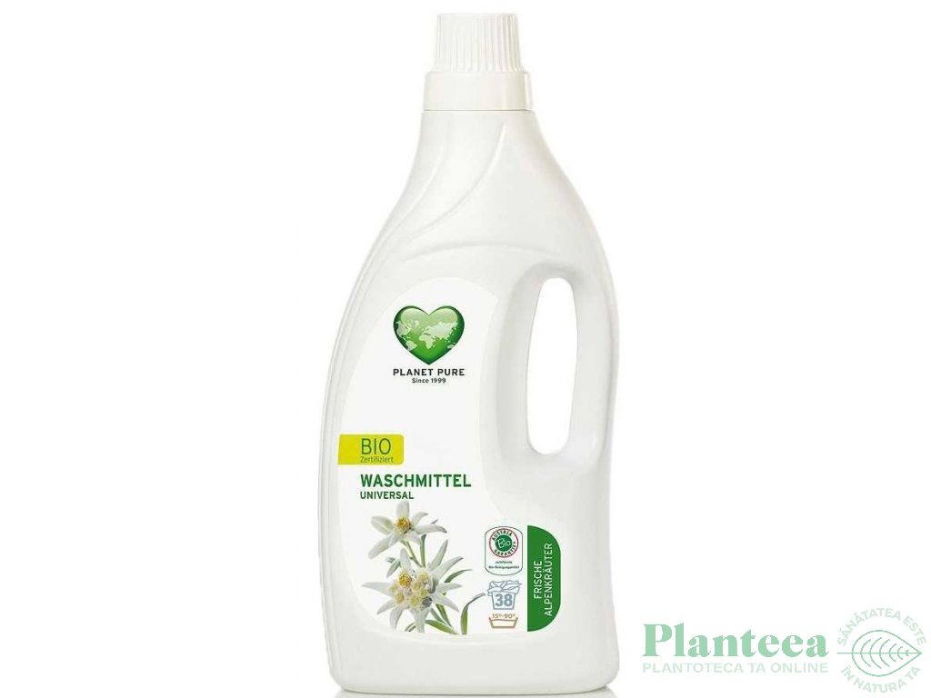 Detergent lichid rufe nuci sapun flori munte {a/m} 1,55L - PLANET PURE