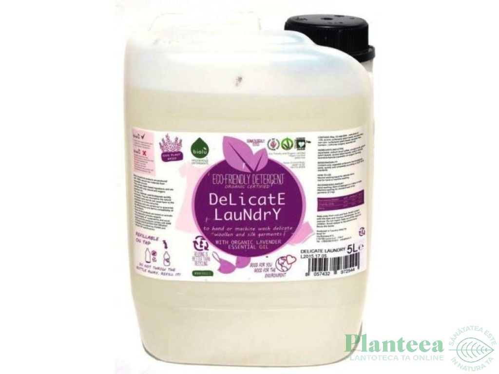 Detergent lichid rufe delicate 5L - BIOLU