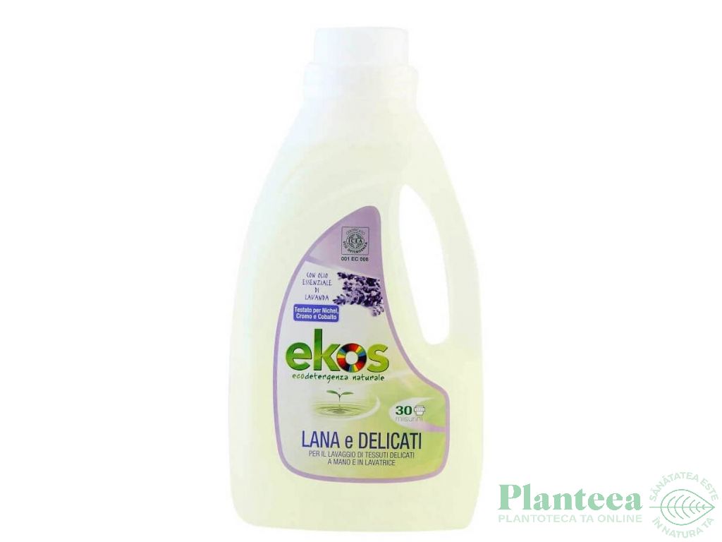 Detergent lichid rufe delicate lana {a/m} 1L - EKOS
