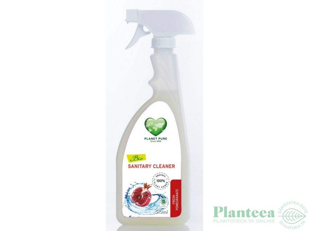 Solutie curatat sanitare nuci sapun rodie {pv} 510ml - PLANET PURE