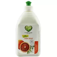 Detergent lichid vase nuci sapun portocale rosii {m} 510ml - PLANET PURE