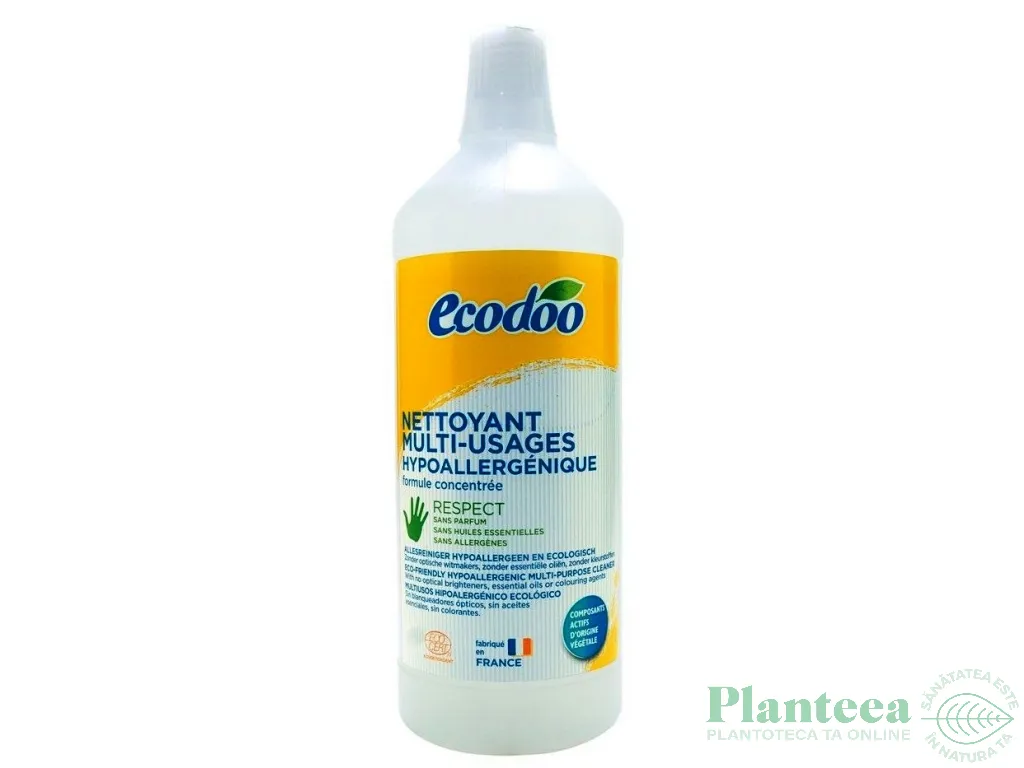 Detergent lichid multi suprafete hipoalergenic 1L - ECODOO