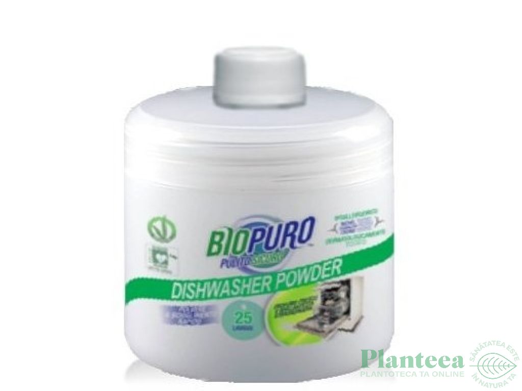 Detergent praf vase masina spalat {a} 500g - BIOPURO