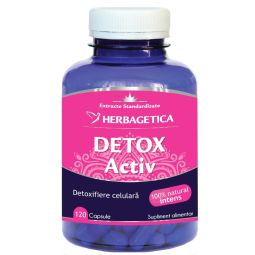 Detox activ 120cps - HERBAGETICA