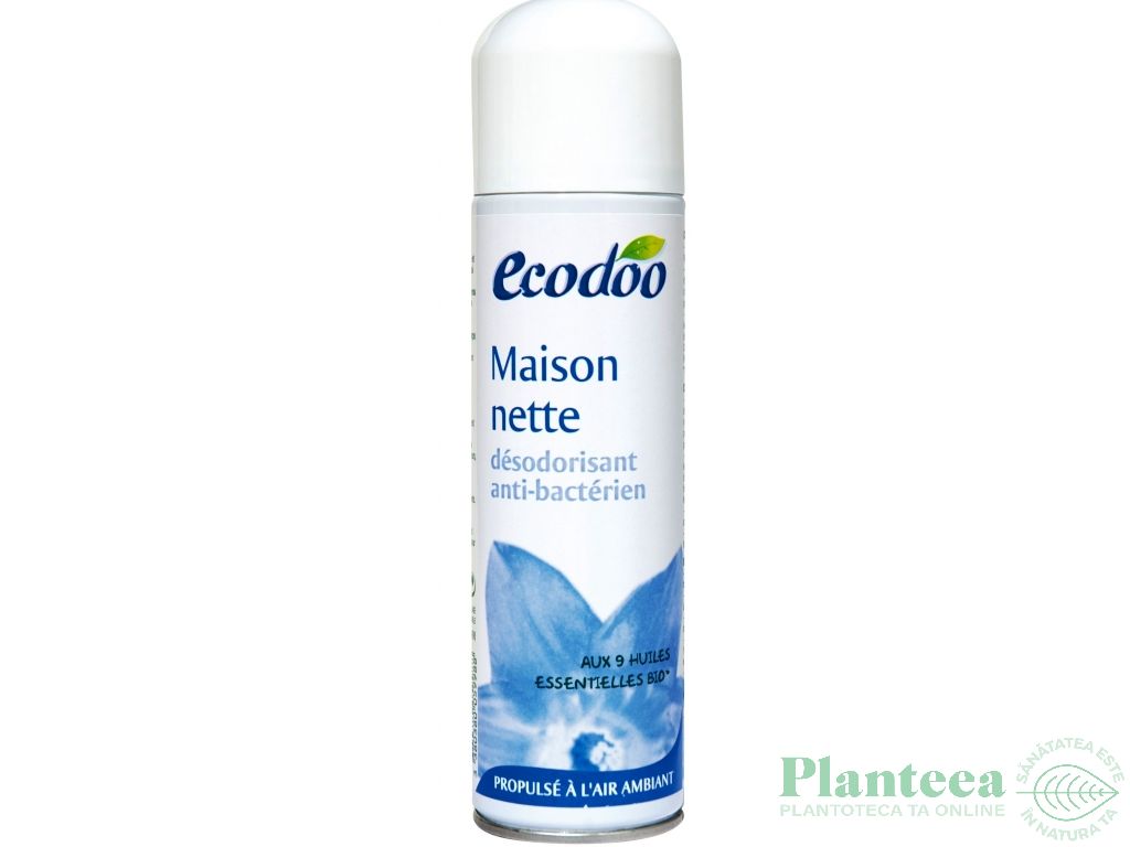 Spray odorizant incaperi Casa curata 335ml - ECODOO