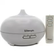 Difuzor ultrasonic aromaterapie multicolor Vulcano alb pur cu telecomanda 550ml - ECOTERAPIA