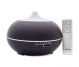 Difuzor ultrasonic aromaterapie multicolor Vulcano negru pur cu telecomanda 550ml - ECOTERAPIA