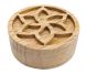 Difuzor uleiuri esentiale lemn masiv stejar model floare 50x20mm 1b - DECORATIUNI ALTFEL