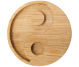 Difuzor uleiuri esentiale lemn masiv stejar model yin yang 50x20mm 1b - DECORATIUNI ALTFEL