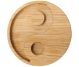 Suport uleiuri esentiale 6orificii lemn stejar difuzor yin yang 1b - DECORATIUNI ALTFEL