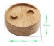 Difuzor uleiuri esentiale lemn masiv stejar model yin yang 50x20mm 1b - DECORATIUNI ALTFEL