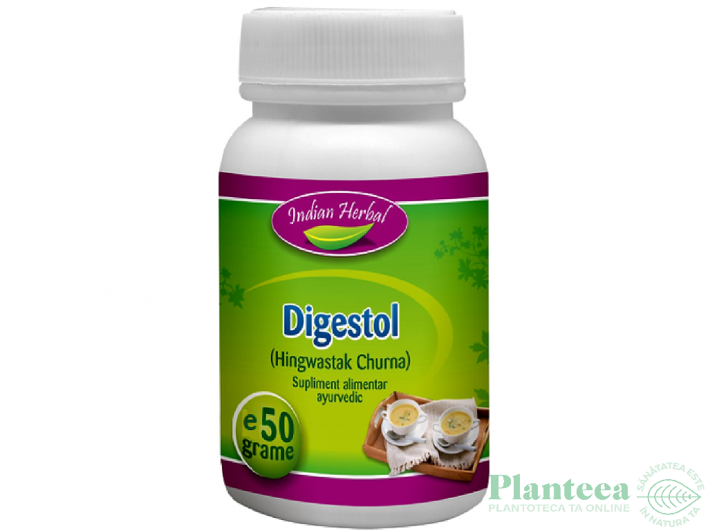 Pulbere Digestol 50g - INDIAN HERBAL