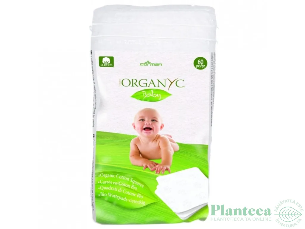 Dischete bumbac ingrijire bebe 60b - ORGANYC