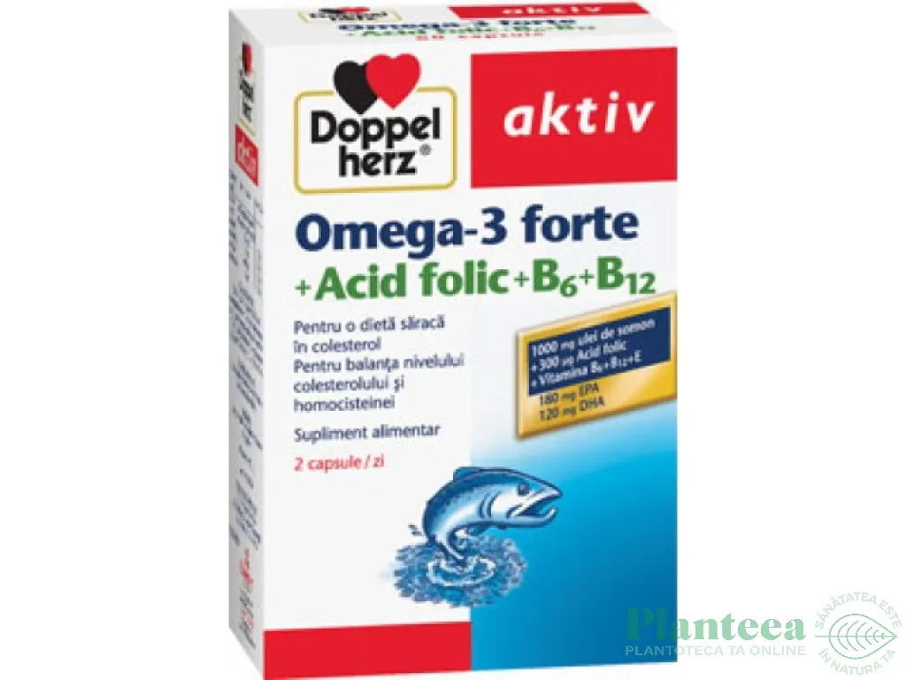 Omega3 cardio 60cps - DOPPEL HERZ