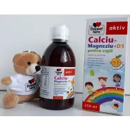 Sirop calciu magneziu D3 copii 250ml - DOPPEL HERZ