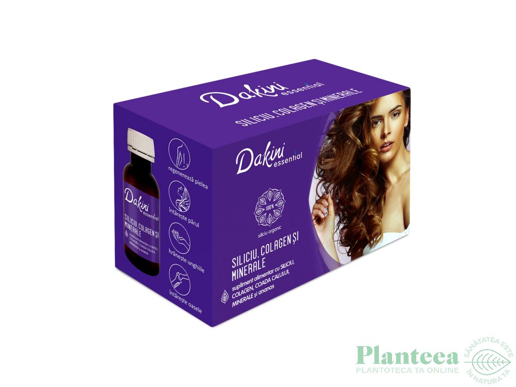 Siliciu Colagen Minerale ananas 8x20ml - DAKINI ESSENTIAL