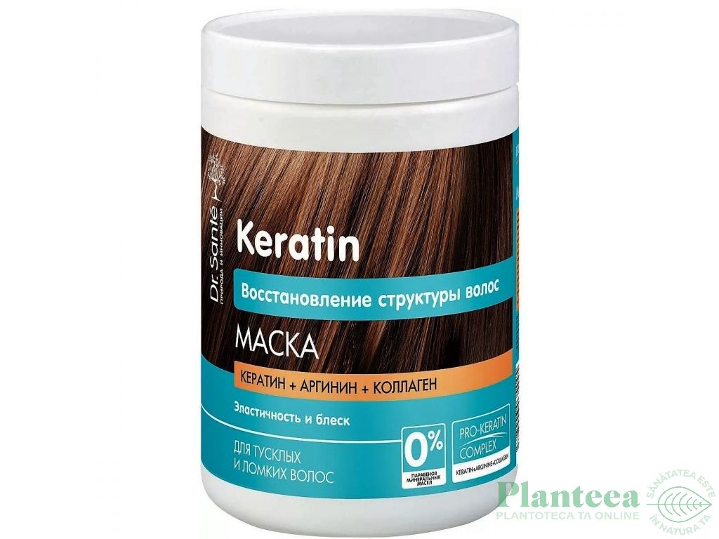 Masca par restructuranta nutritiva cheratina arginina colagen 1L - DR SANTE