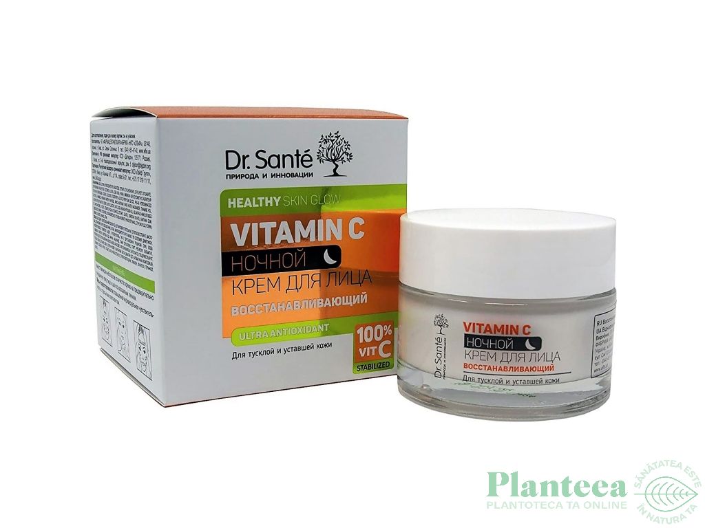 Crema noapte regeneranta ultra antioxidanta vitamina C 50ml - DR SANTE