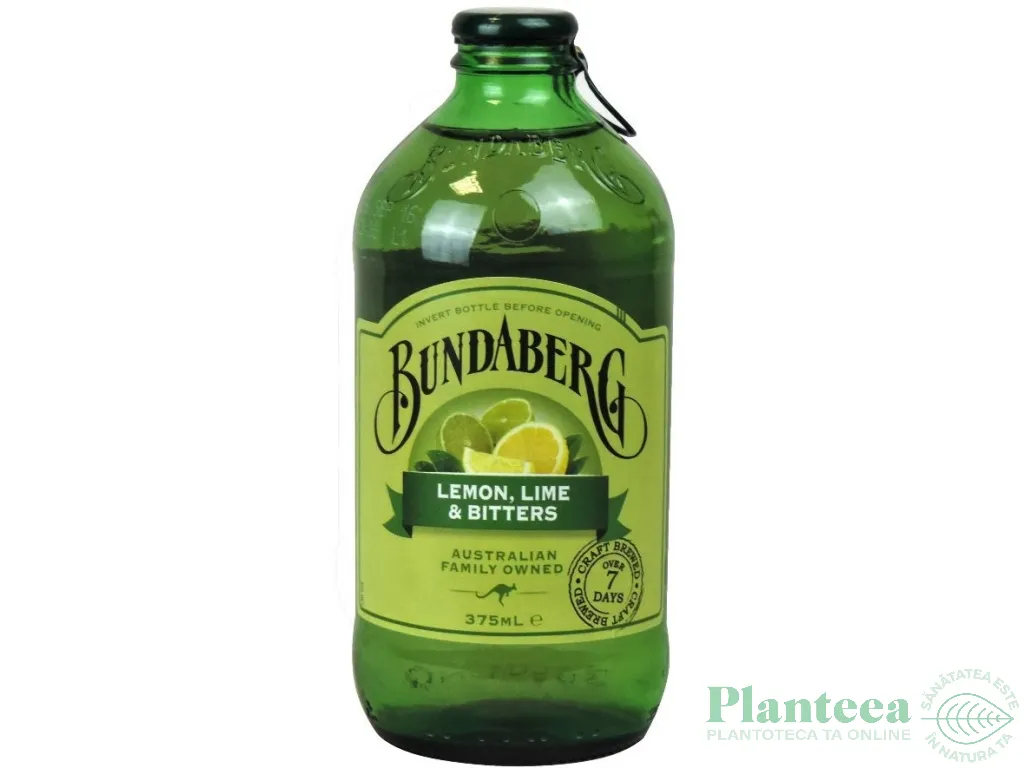 Bautura spumant lamai lime bitters fara alcool 375ml - BUNDABERG