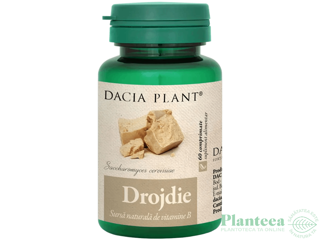 Drojdie bere 500mg 60cp - DACIA PLANT
