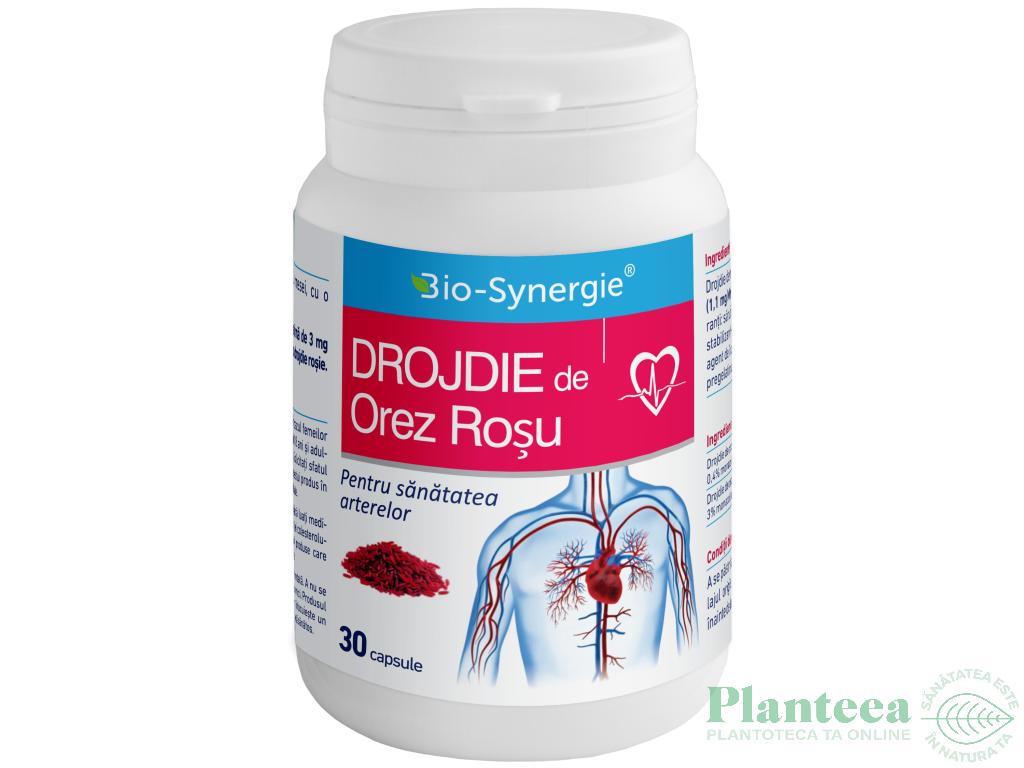 Drojdie orez rosu 30cps - BIO SYNERGIE