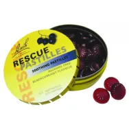 Pastile calmare stres coacaze negre Rescue 50g 30dps - BACH REMEDIES