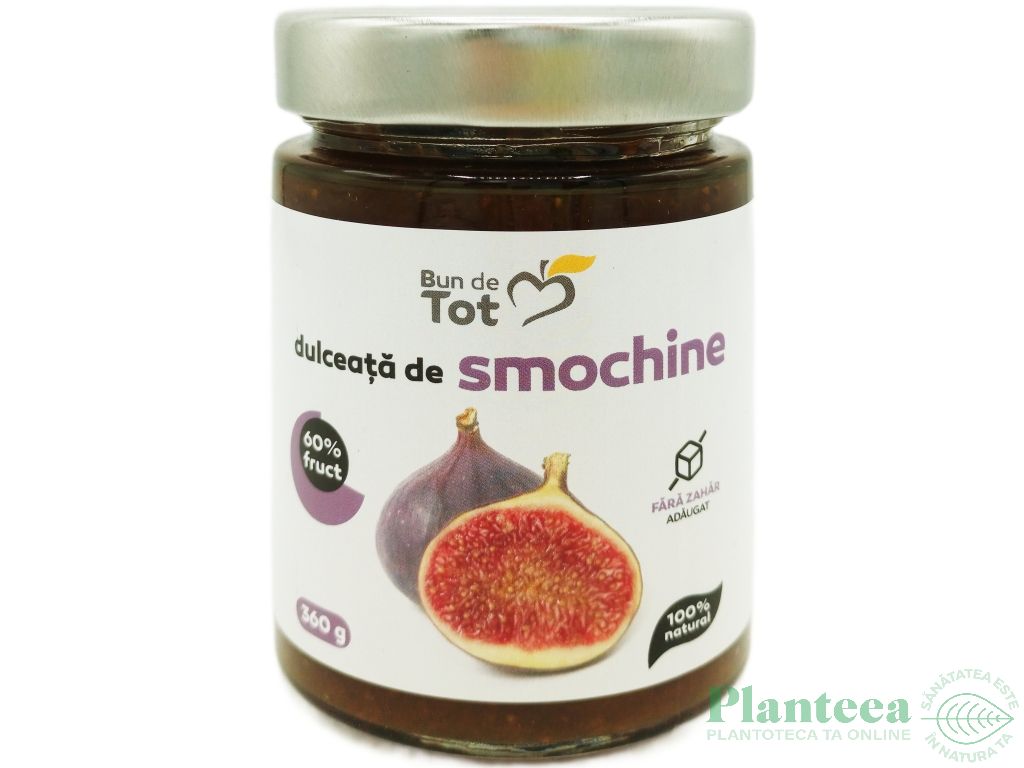 Dulceata smochine fara zahar 360g - BUN DE TOT