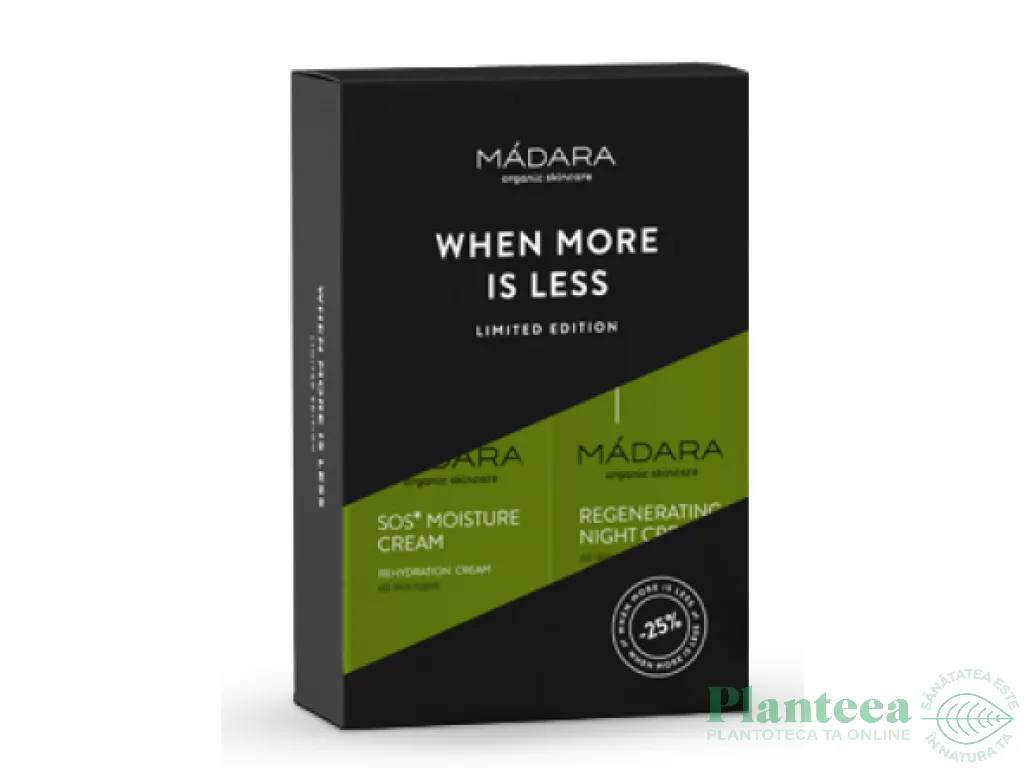 Kit Duo hidratare intensa [crema hidratanta SOS+crema noapte regeneranta] 2b - MADARA
