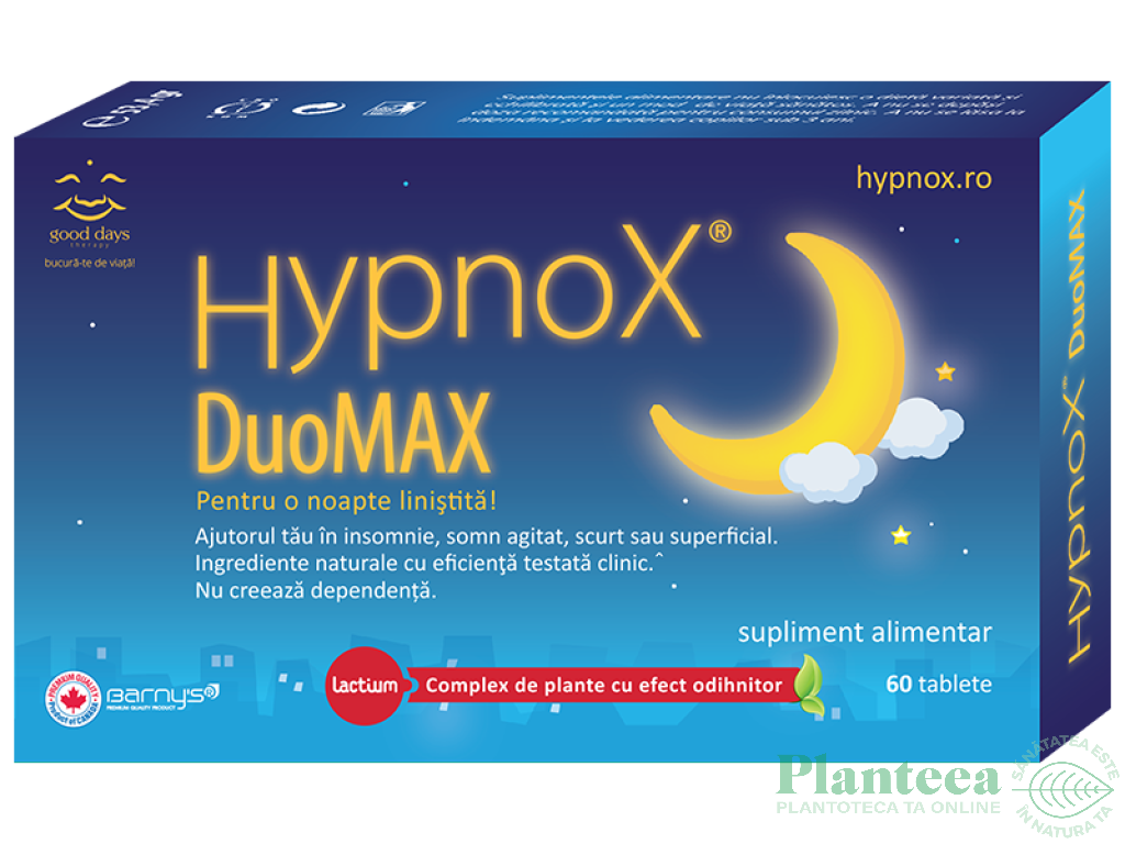 Hypnox duomax 60cp - BARNY`S