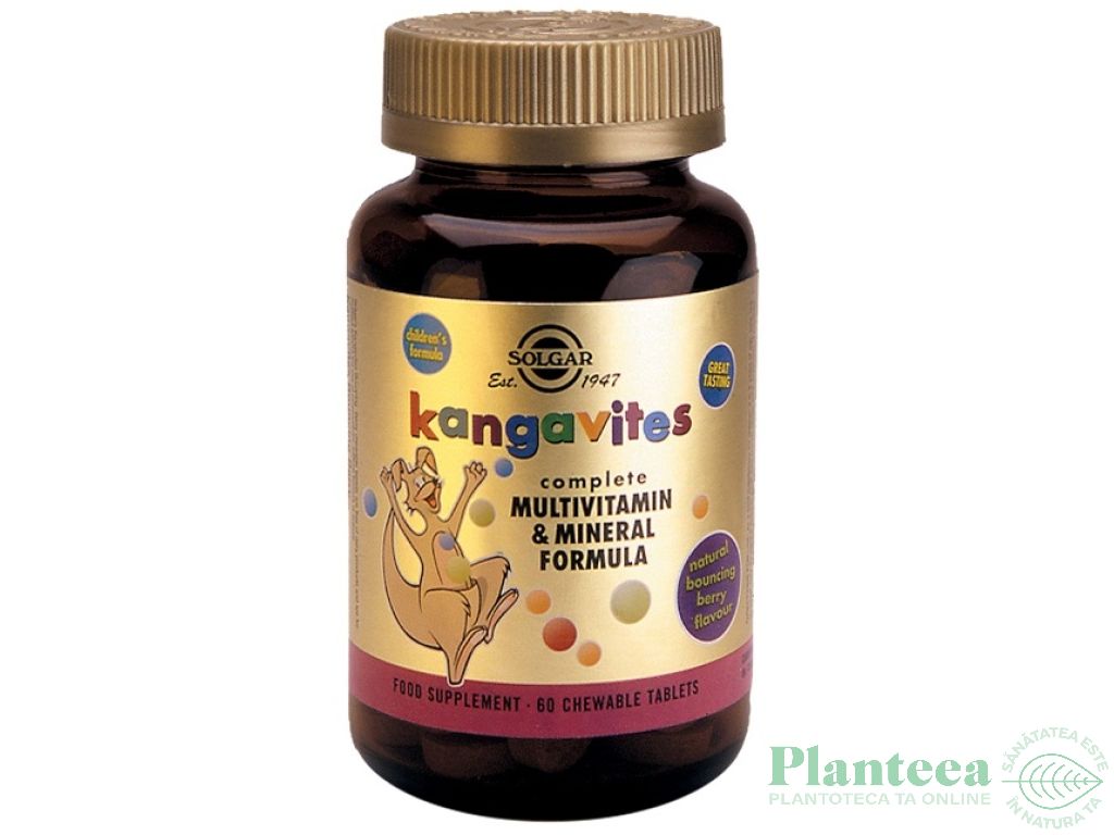 Multivitamine minerale Kangavites 60cp - SOLGAR