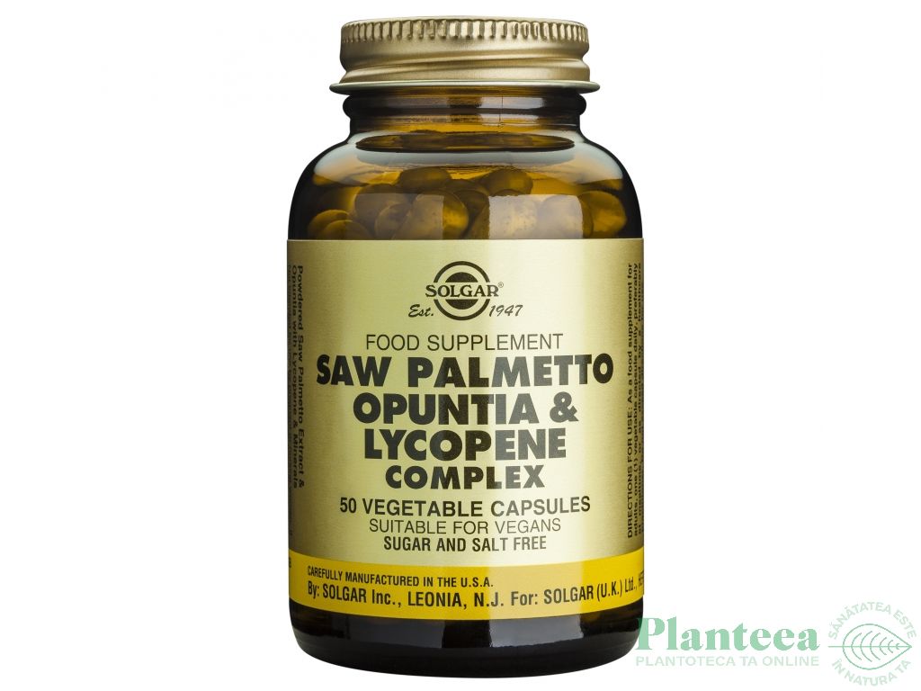 Saw palmetto opuntia lycopene 50cps - SOLGAR