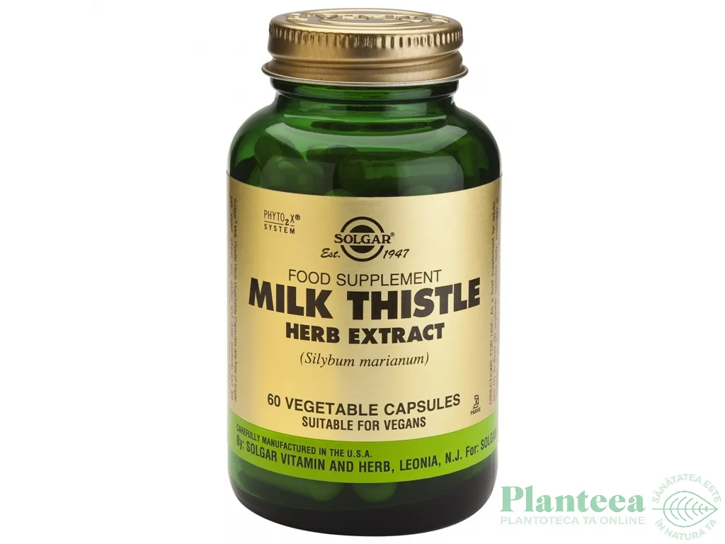 Milk Thistle Herb Extract 475mg 60cps - SOLGAR