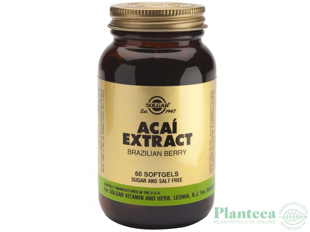 Acai extract 60cps - SOLGAR