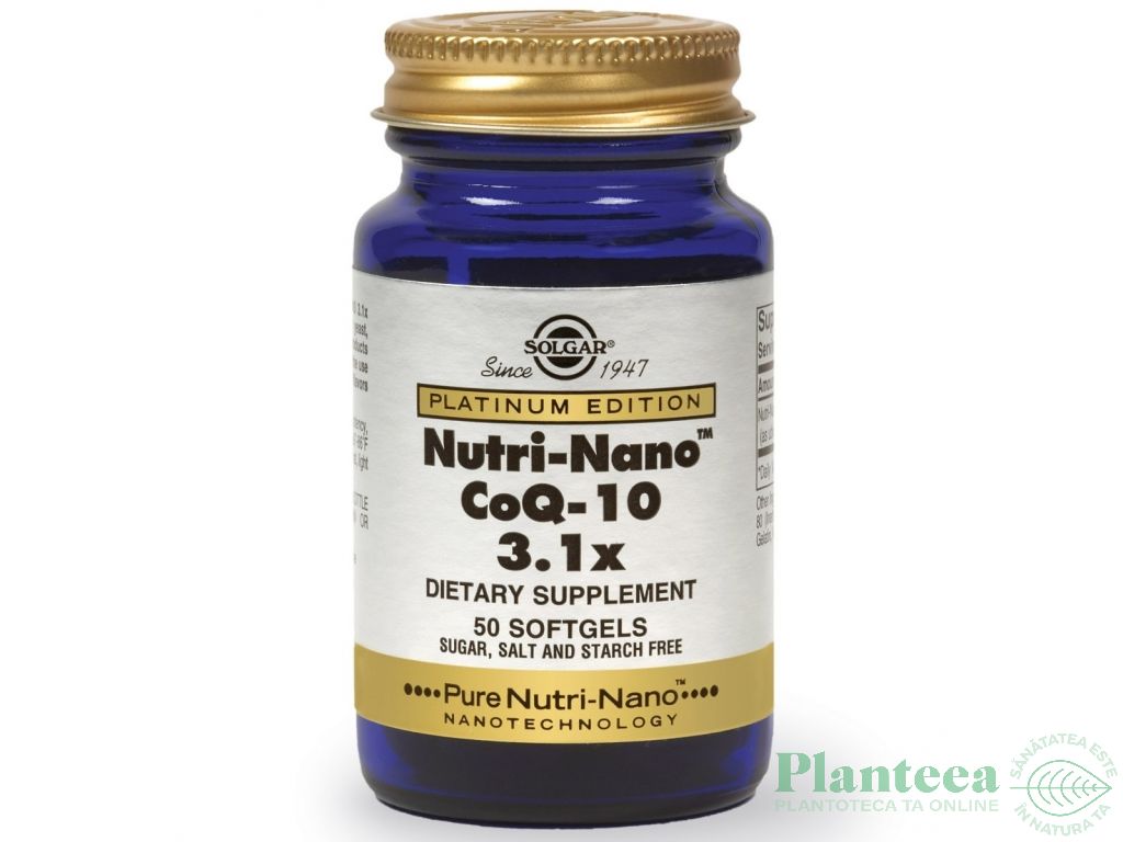 Coenzima Q10 NutriNano 50cps - SOLGAR