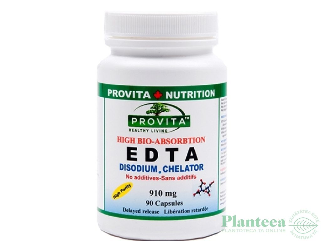 EDTA chelat disodic biodisponibil 90cps - PROVITA NUTRITION