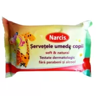 Servetele umede copii 72b - NARCIS