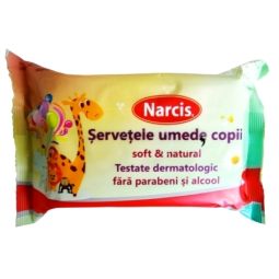 Servetele umede copii 72b - NARCIS