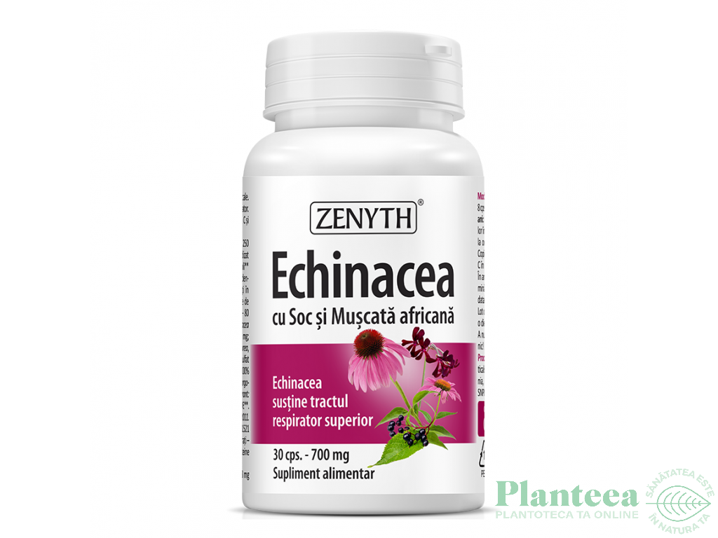 Echinaceea soc muscata africana 700mg 30cps - ZENYTH