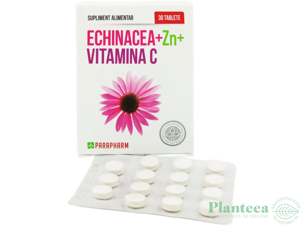 Echinaceea Zn C comprimate de supt 30cp - PARAPHARM