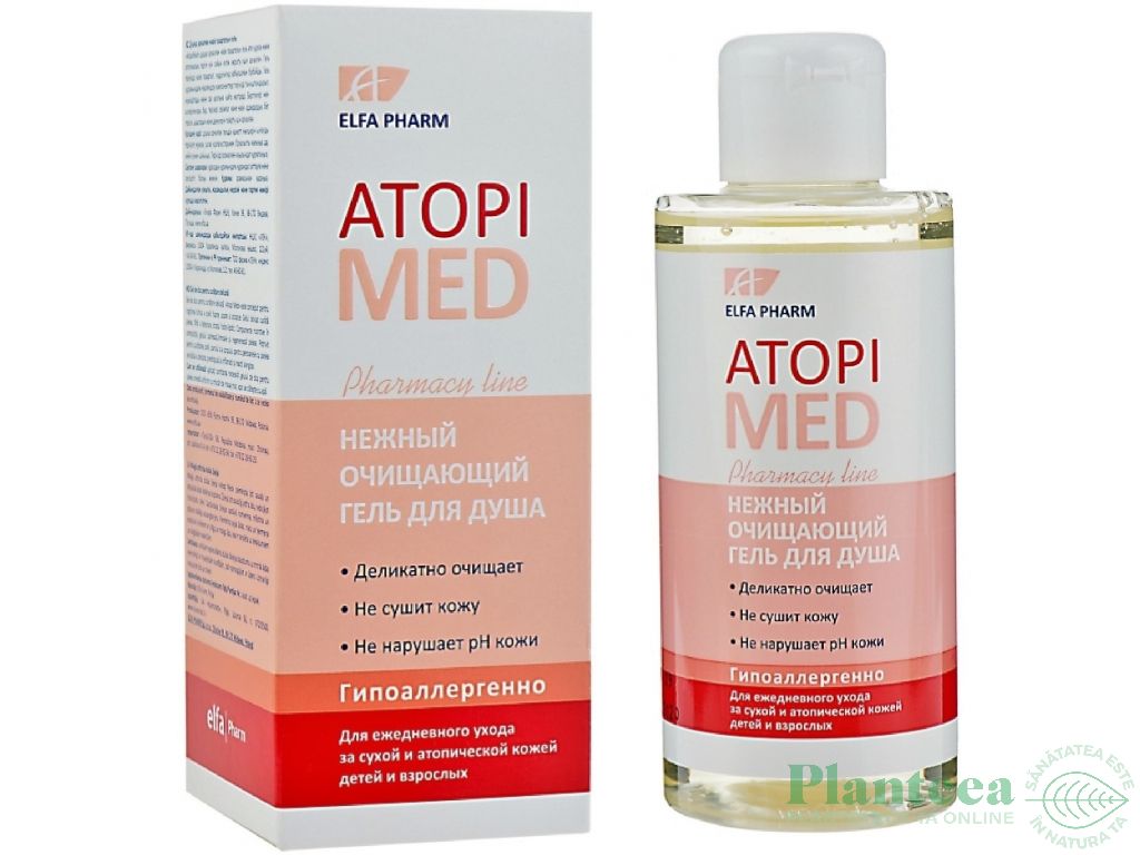 Gel dus delicat purificator piele atopica AtopiMed 150ml - ELFA PHARM